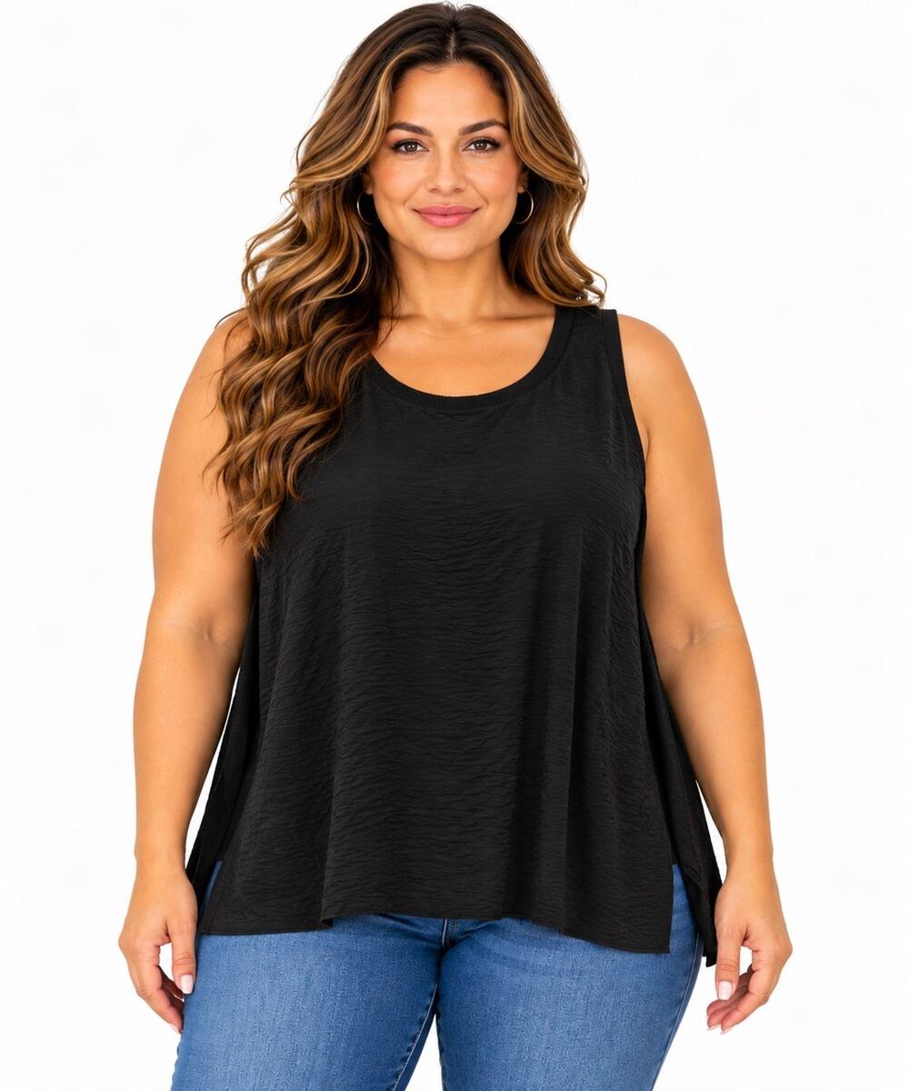 CAbi Womens Black Knit Pleated Cold Shoulder Round Neck Pullover Top XL 4181